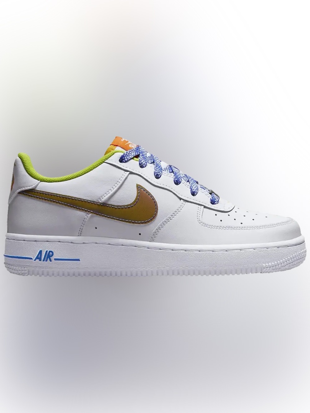 Nike Force 1 LV8 GS ‘White Multi’ Size 7Y